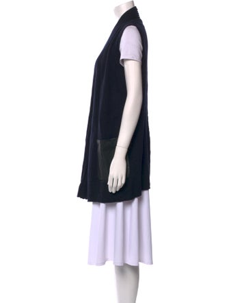 Lafayette 148 Wool Open Front Sweater