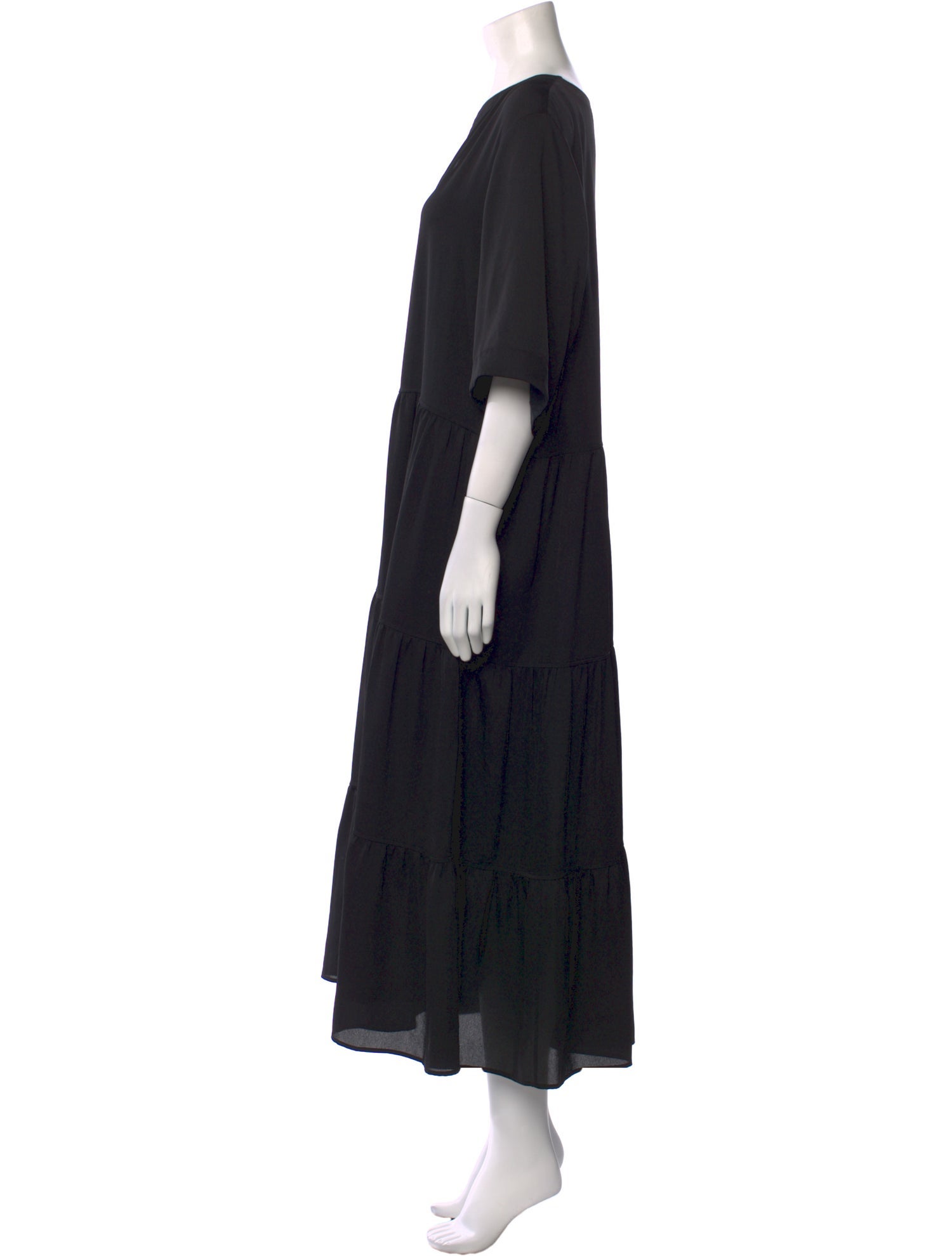 Lafayette 148 V-Neck Long Dress