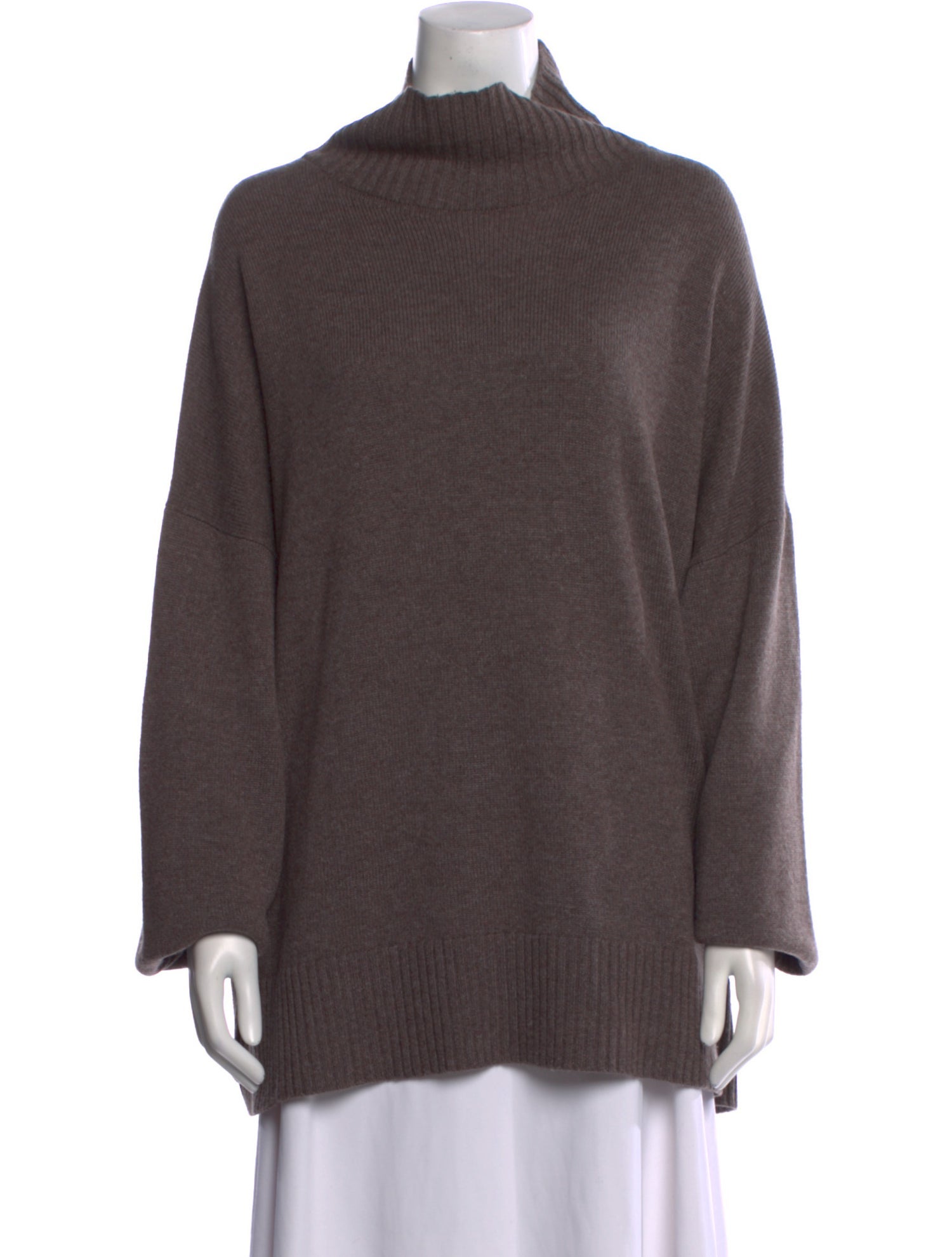 Lafayette 148 Cashmere Mock Neck Sweater