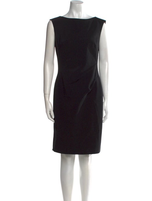 Lafayette 148 Bateau Neckline Knee-Length Dress