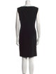 Lafayette 148 Bateau Neckline Knee-Length Dress