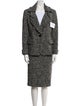 Lafayette 148 Wool Tweed Pattern Skirt Suit