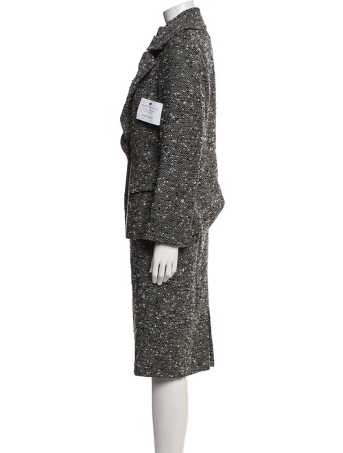 Lafayette 148 Wool Tweed Pattern Skirt Suit