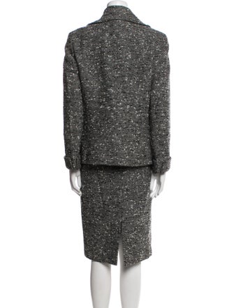 Lafayette 148 Wool Tweed Pattern Skirt Suit