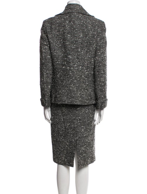 Lafayette 148 Wool Tweed Pattern Skirt Suit