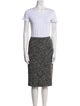 Lafayette 148 Wool Tweed Pattern Skirt Suit