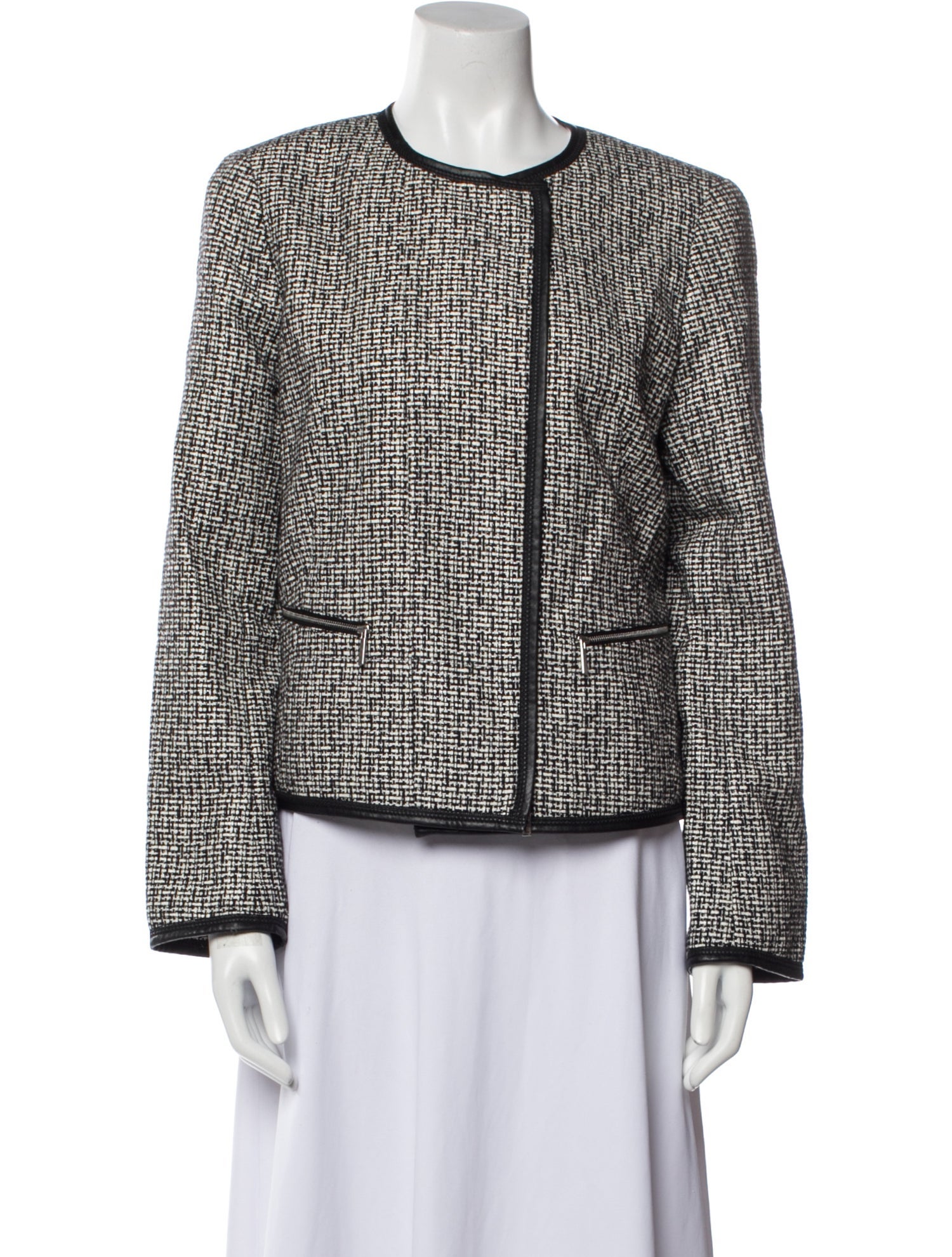 Lafayette 148 Tweed Pattern Jacket