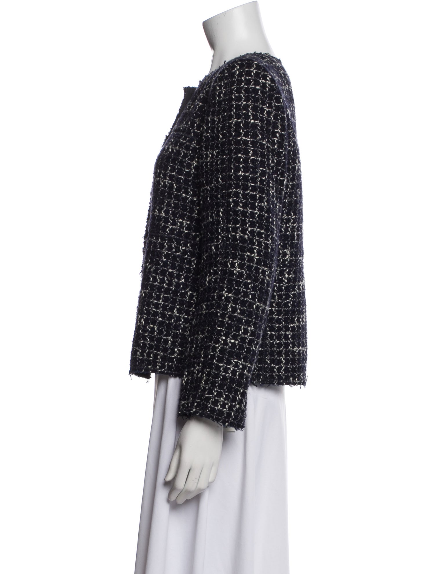 Lafayette 148 Wool Tweed Pattern Evening Jacket