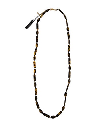 Lafayette 148 Long Resin Bead Necklace