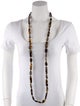 Lafayette 148 Long Resin Bead Necklace