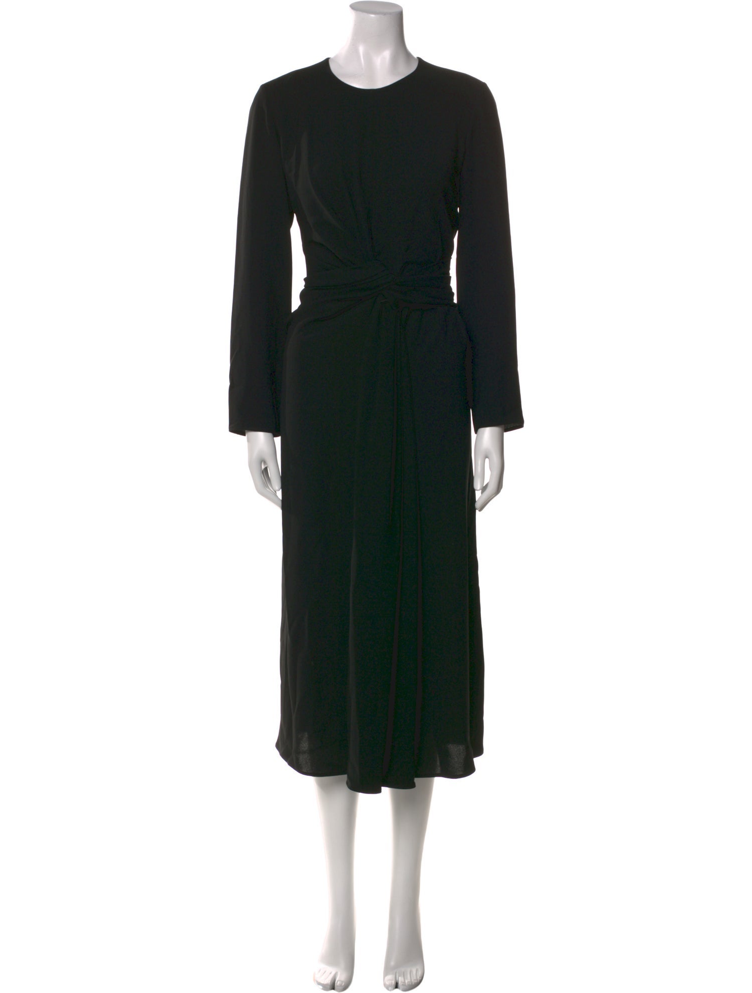 Lafayette 148 Crew Neck Midi Length Dress