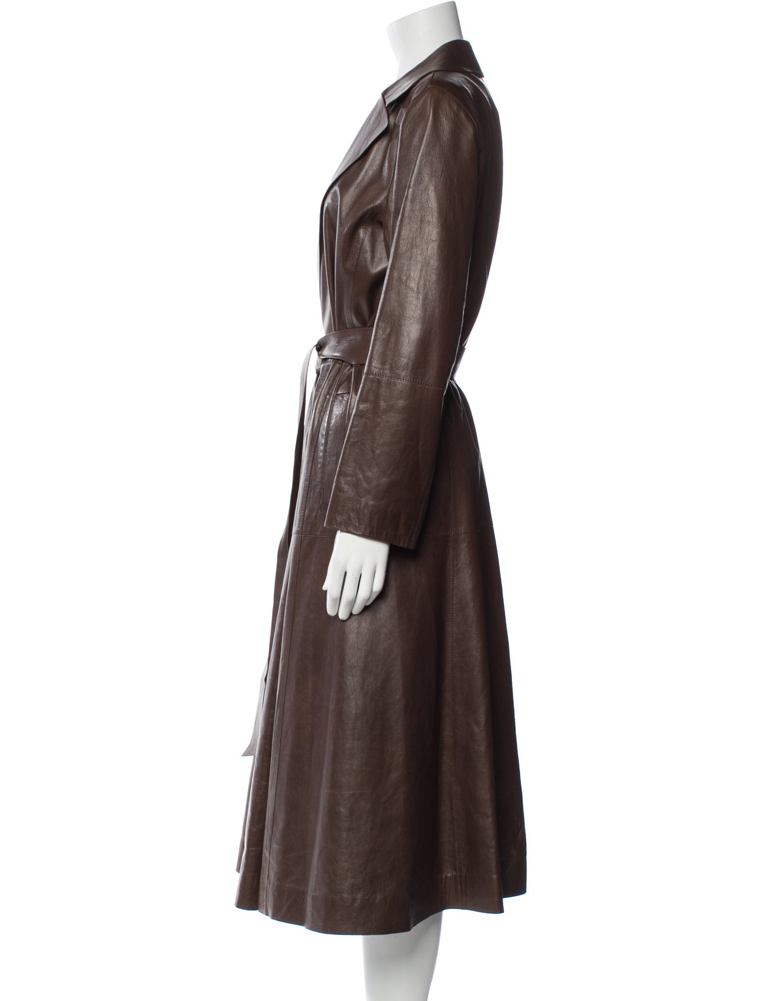 Lafayette 148 Leather Trench Coat