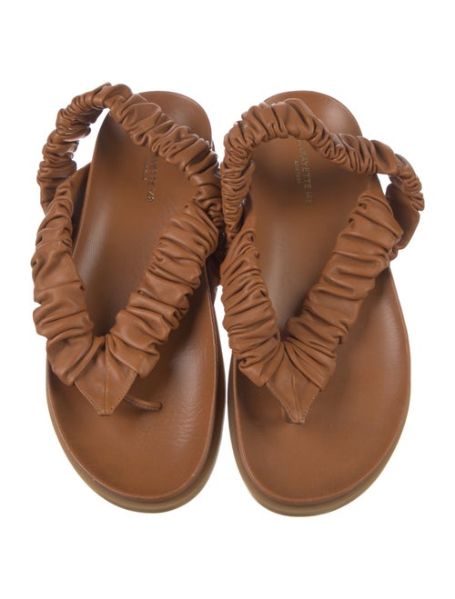 Lafayette 148 Leather Slingback Sandals