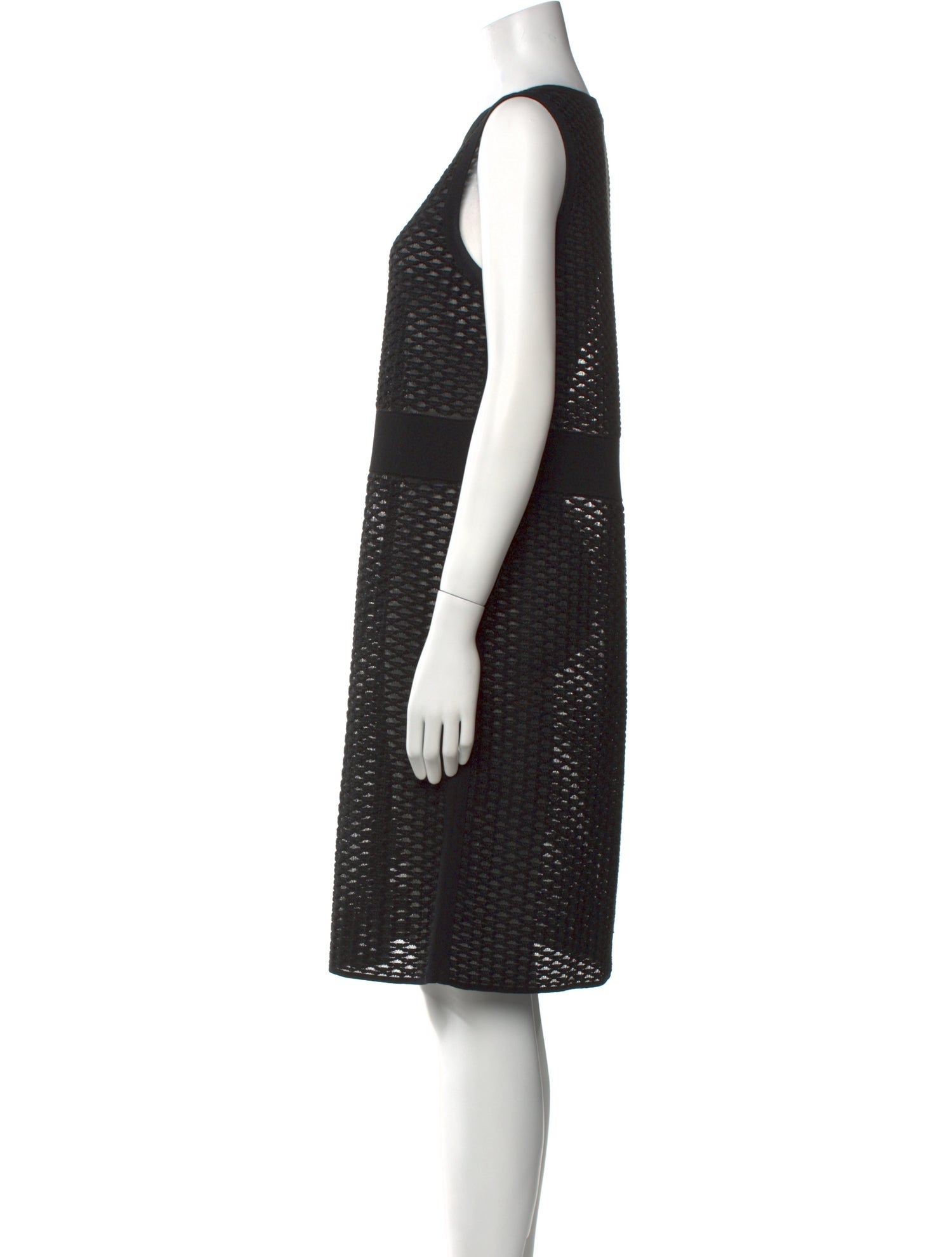 Lafayette 148 Striped Knee-Length Dress