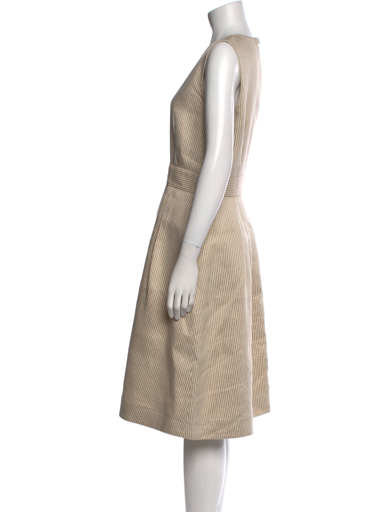 Lafayette 148 Crew Neck Knee-Length Dress