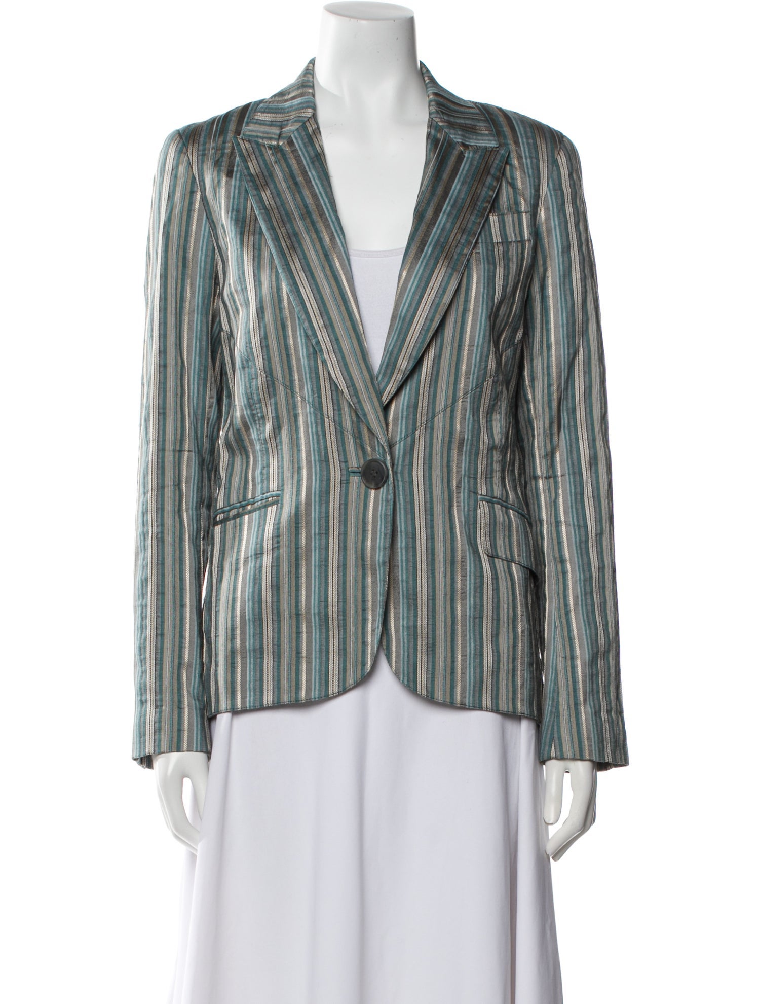 Lafayette 148 Striped Blazer
