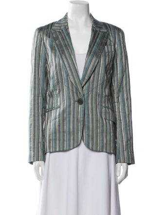 Lafayette 148 Striped Blazer
