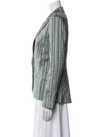 Lafayette 148 Striped Blazer