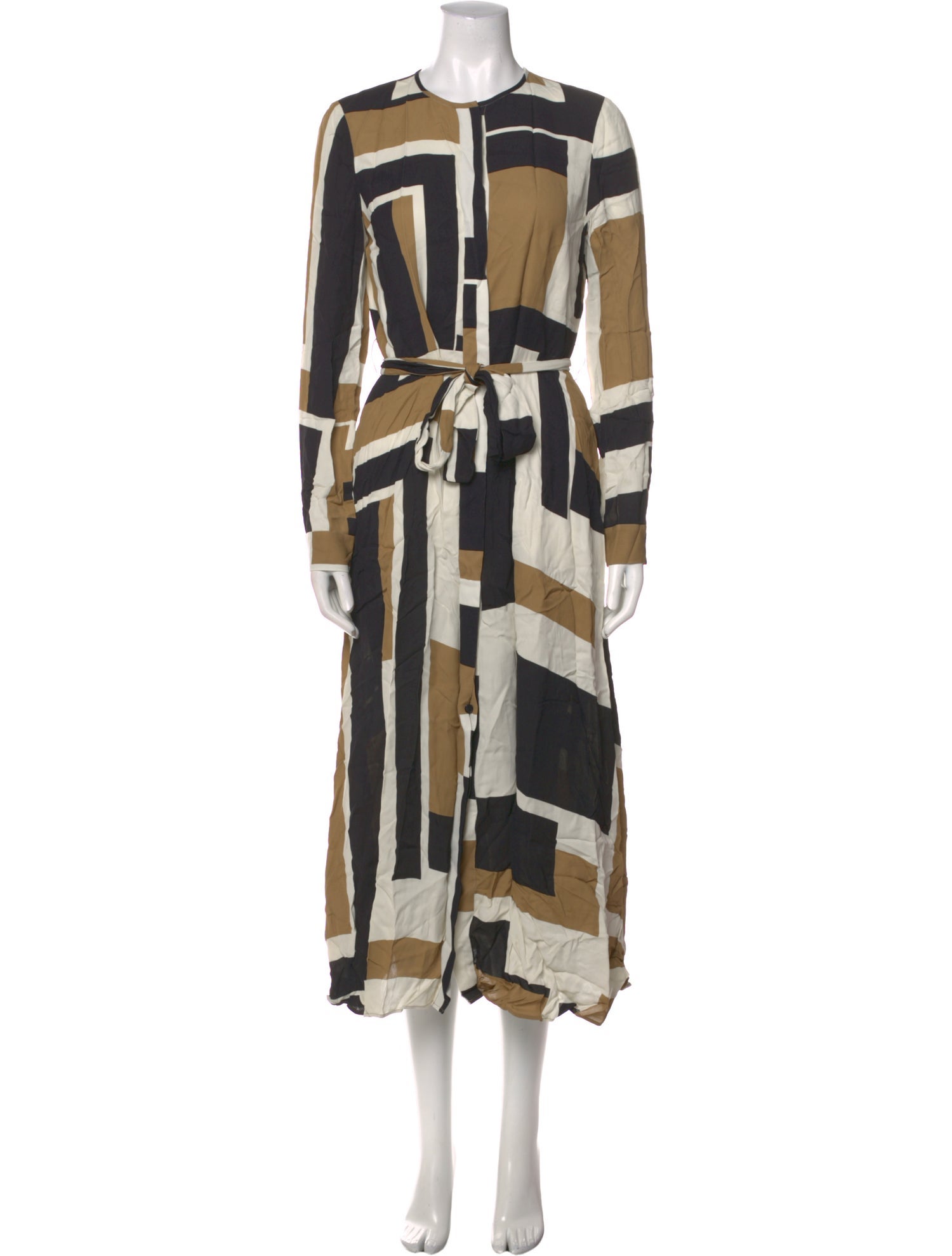 Lafayette 148 Printed Long Dress