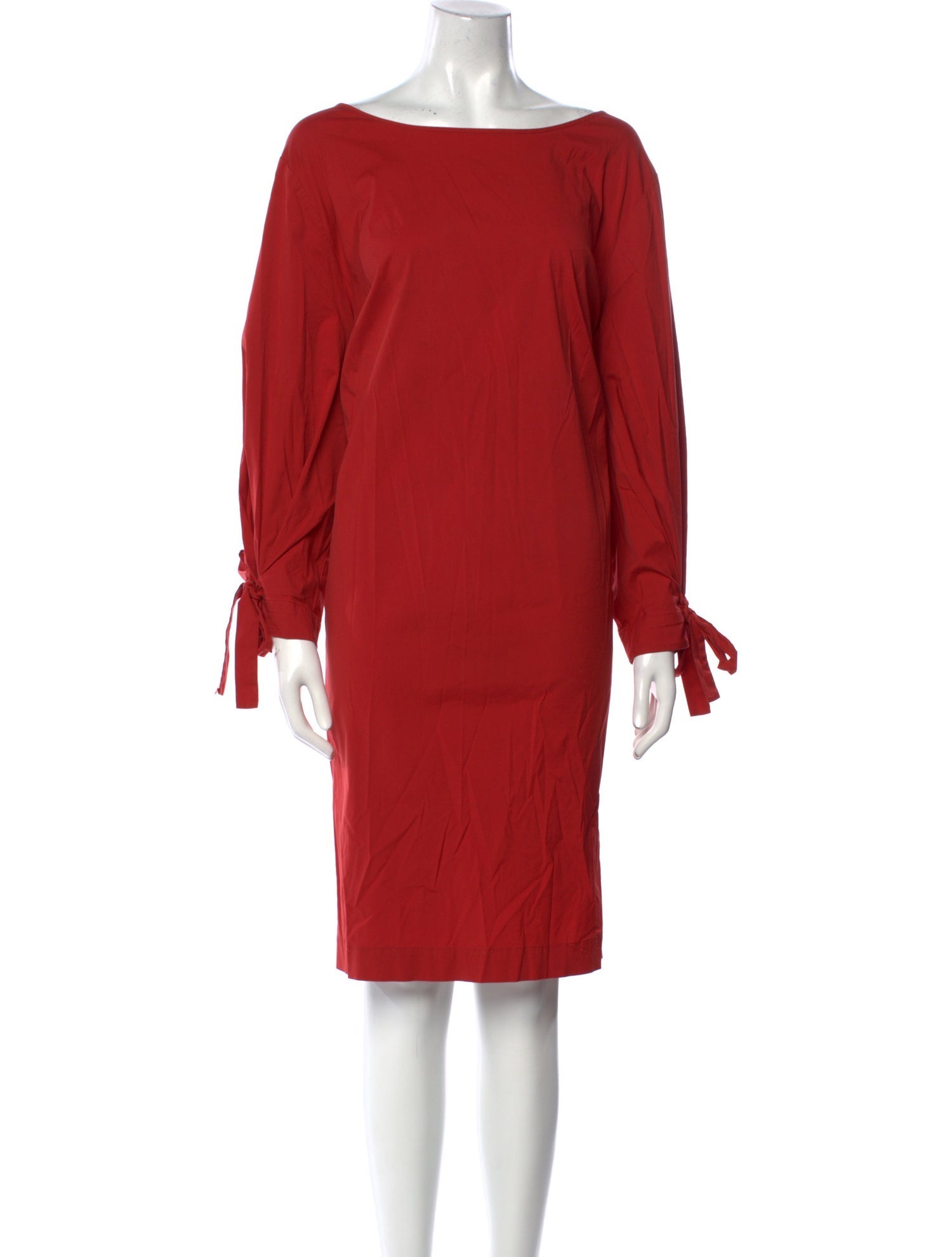 Lafayette 148 Bateau Neckline Knee-Length Dress