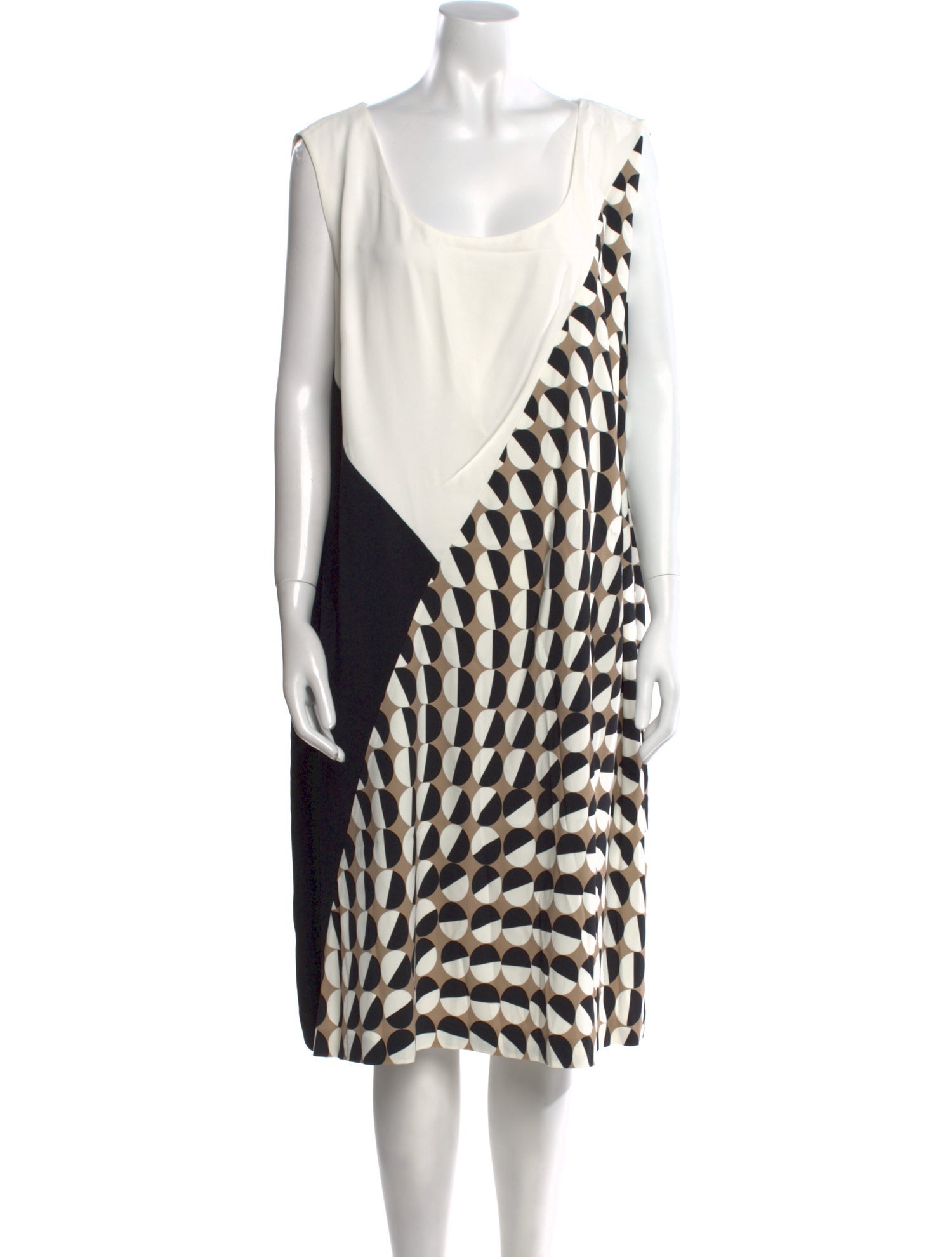 Lafayette 148 Printed Knee-Length Dress