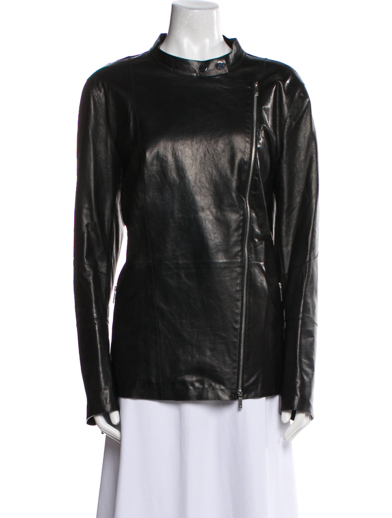 Lafayette 148 Leather Biker Jacket