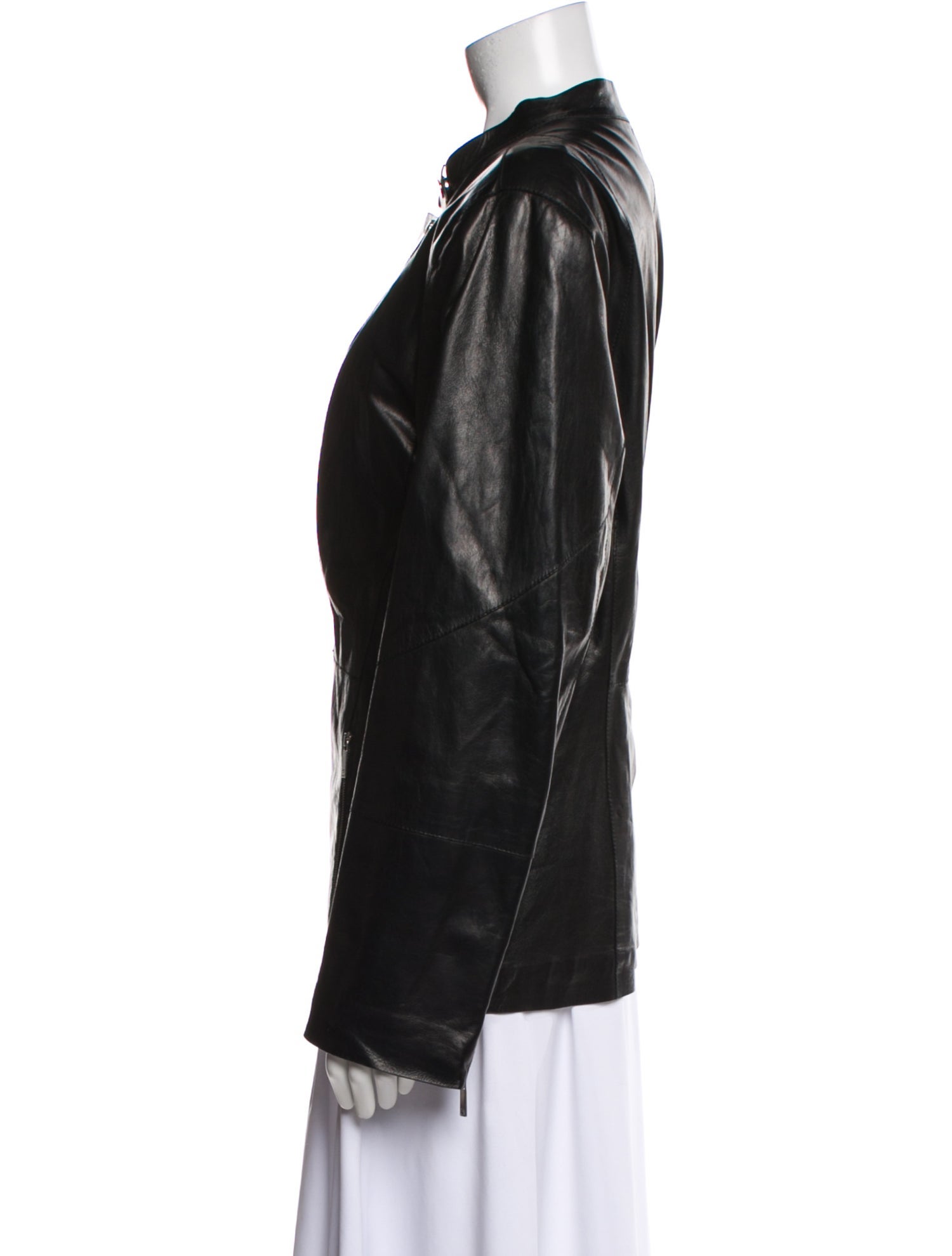 Lafayette 148 Leather Biker Jacket