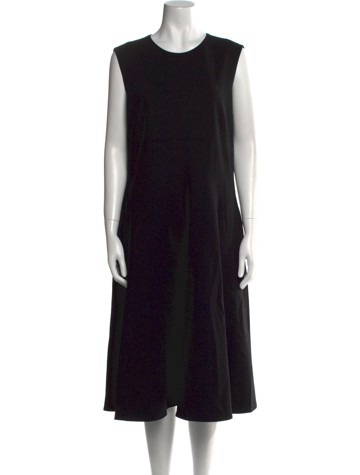 Lafayette 148 Crew Neck Midi Length Dress