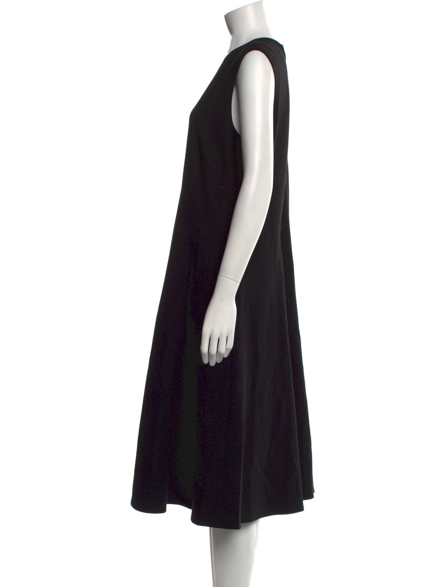 Lafayette 148 Crew Neck Midi Length Dress