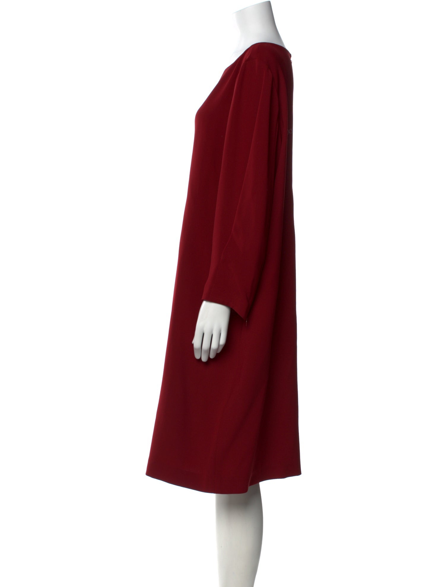 Lafayette 148 Scoop Neck Midi Length Dress