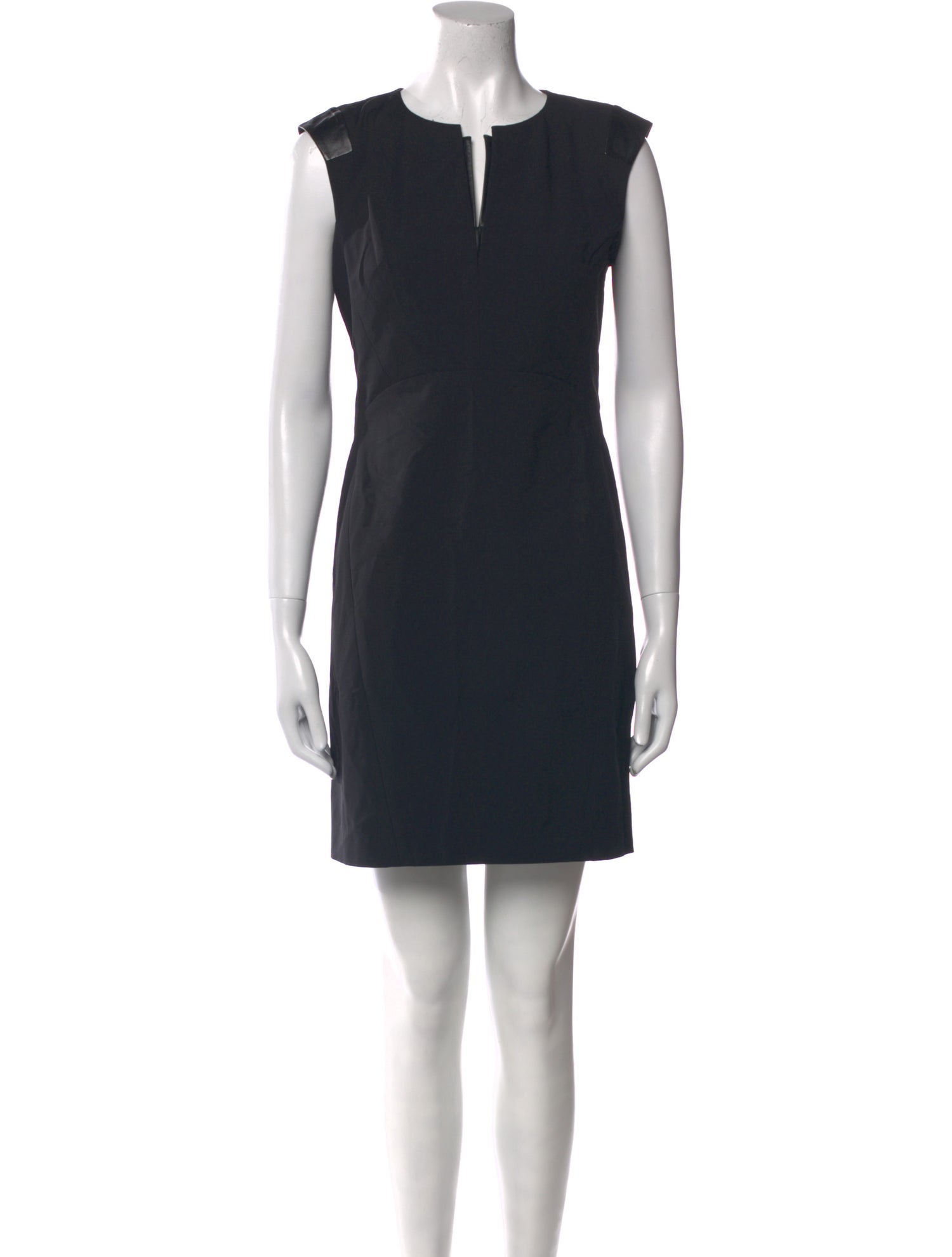 Lafayette 148 V-Neck Mini Dress