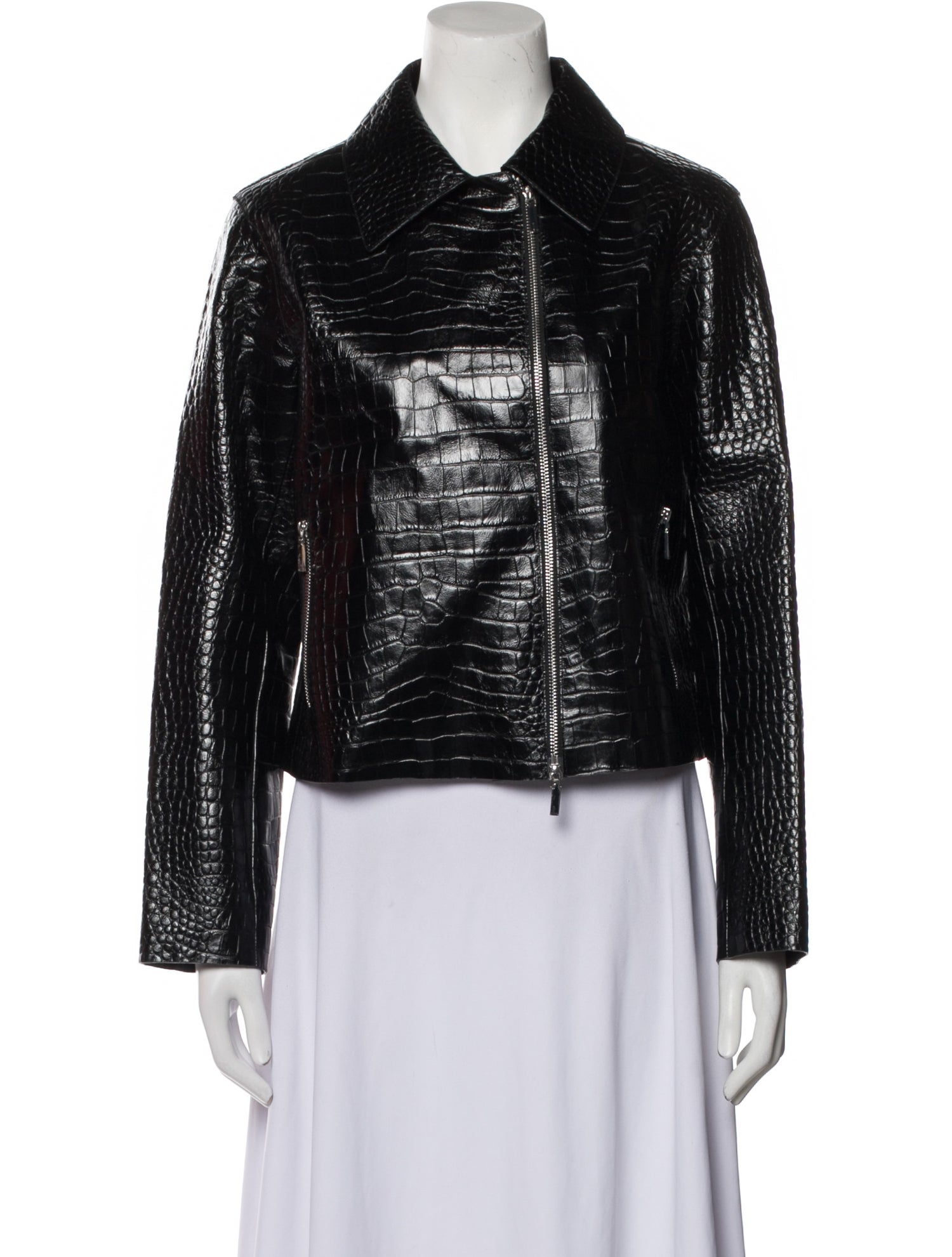 Lafayette 148 Leather Biker Jacket w/ Tags