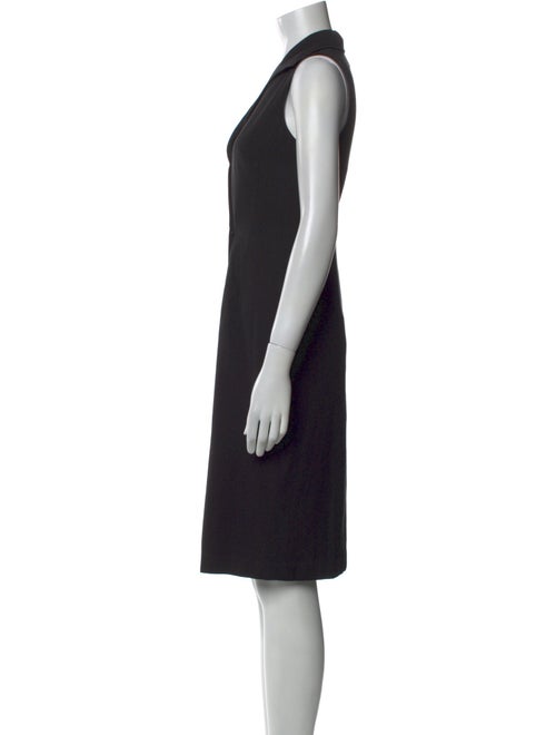 Lafayette 148 V-Neck Knee-Length Dress