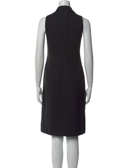 Lafayette 148 V-Neck Knee-Length Dress