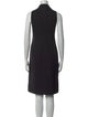 Lafayette 148 V-Neck Knee-Length Dress