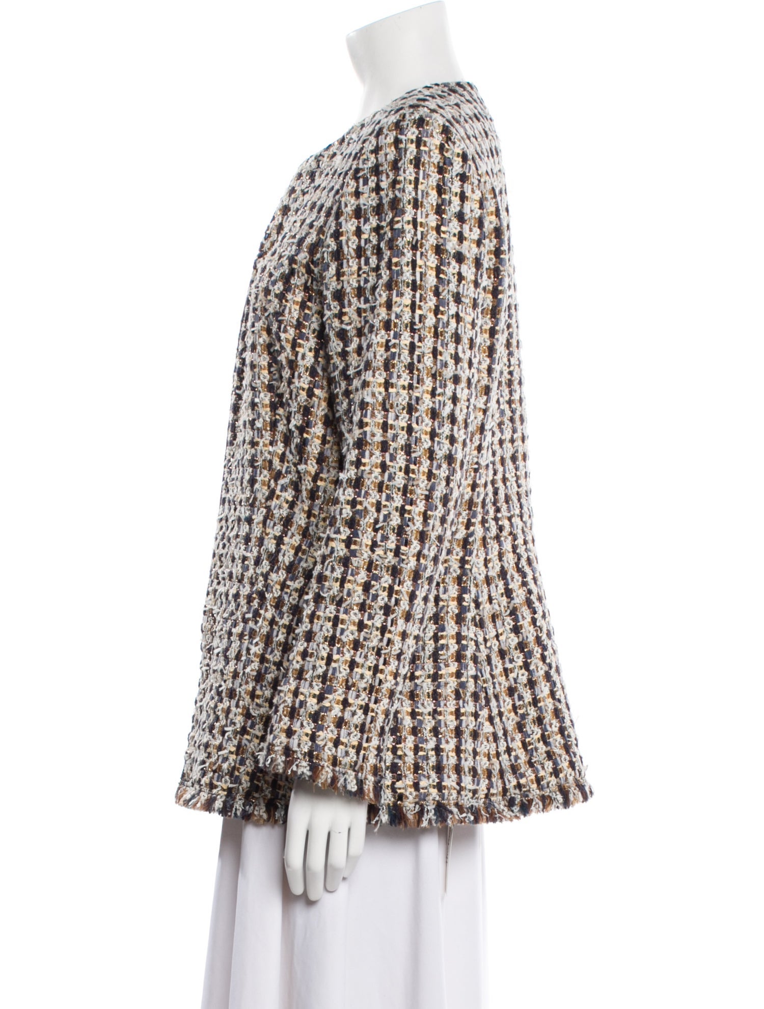 Lafayette 148 Wool Tweed Pattern Jacket