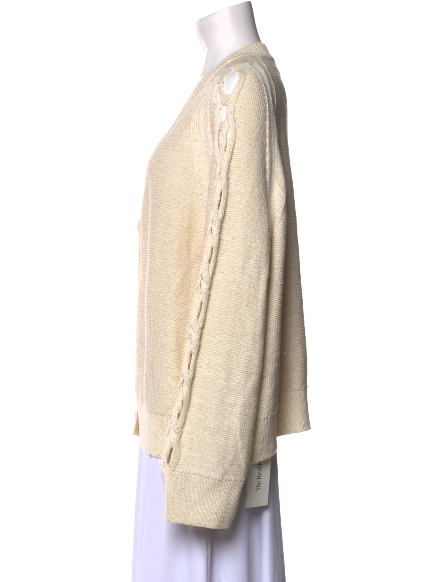 Lafayette 148 Linen V-Neck Sweater