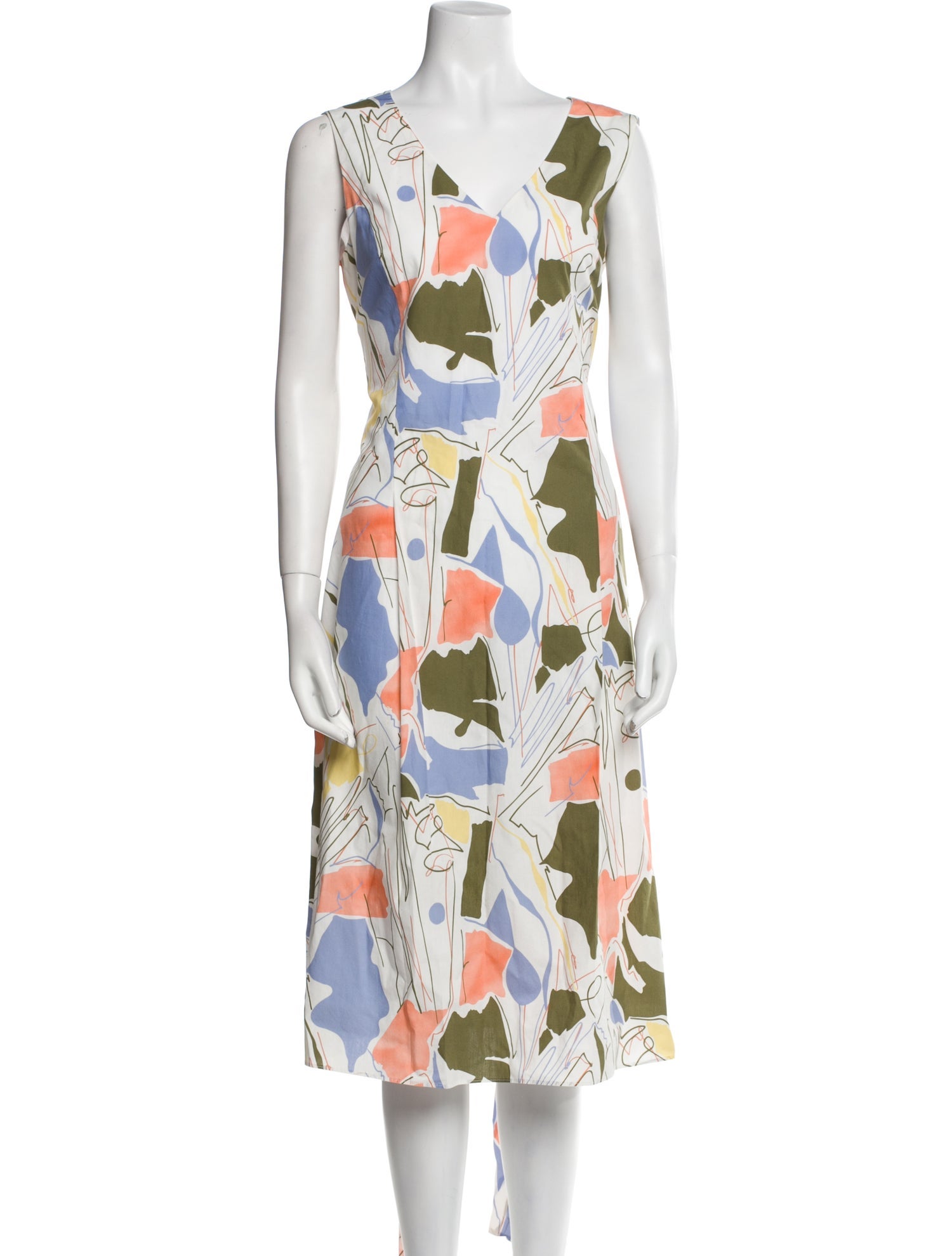 Lafayette 148 Printed Midi Length Dress