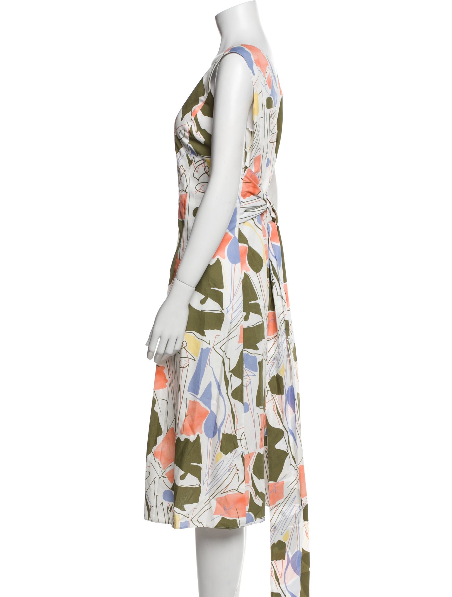 Lafayette 148 Printed Midi Length Dress