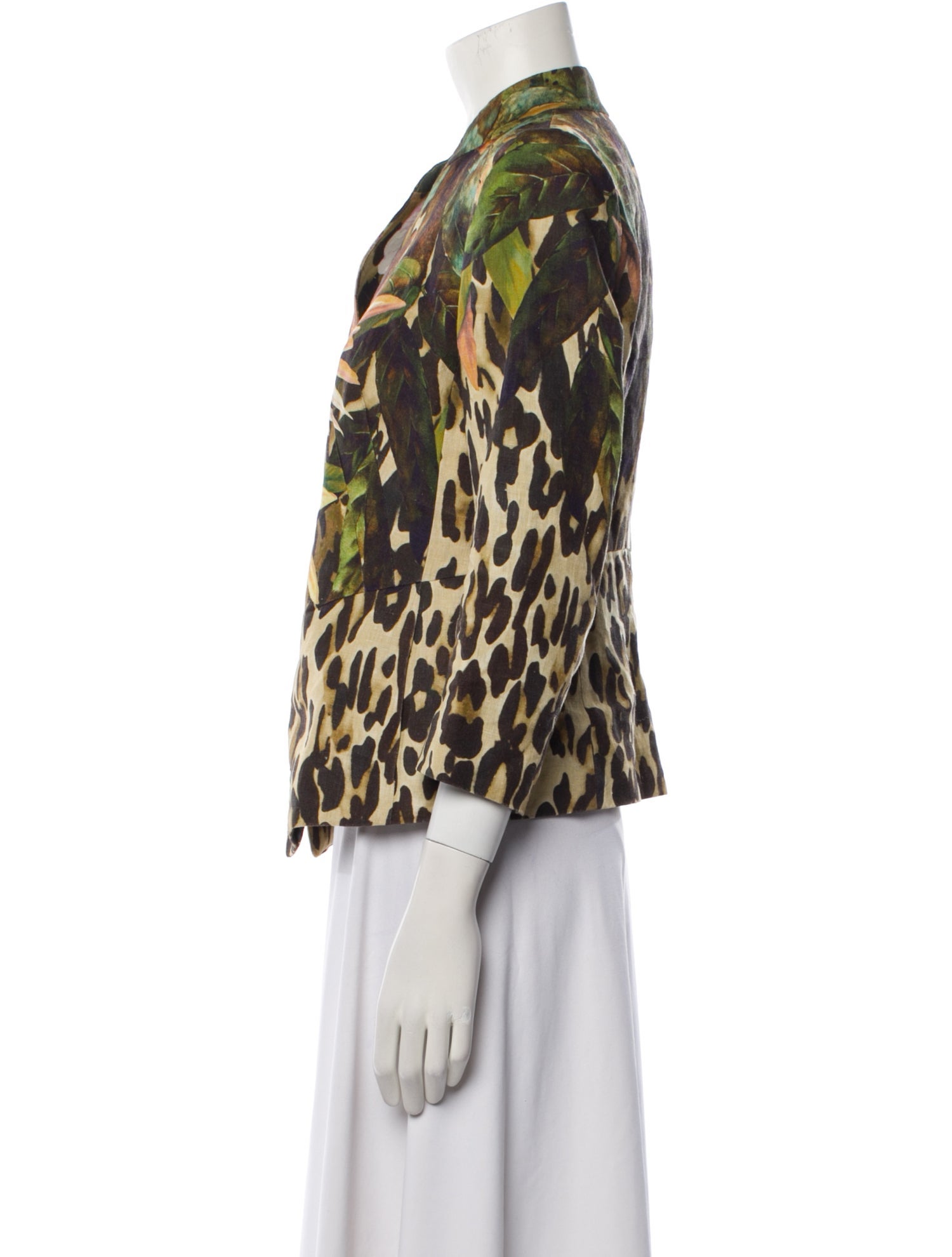 Lafayette 148 Animal Print Evening Jacket