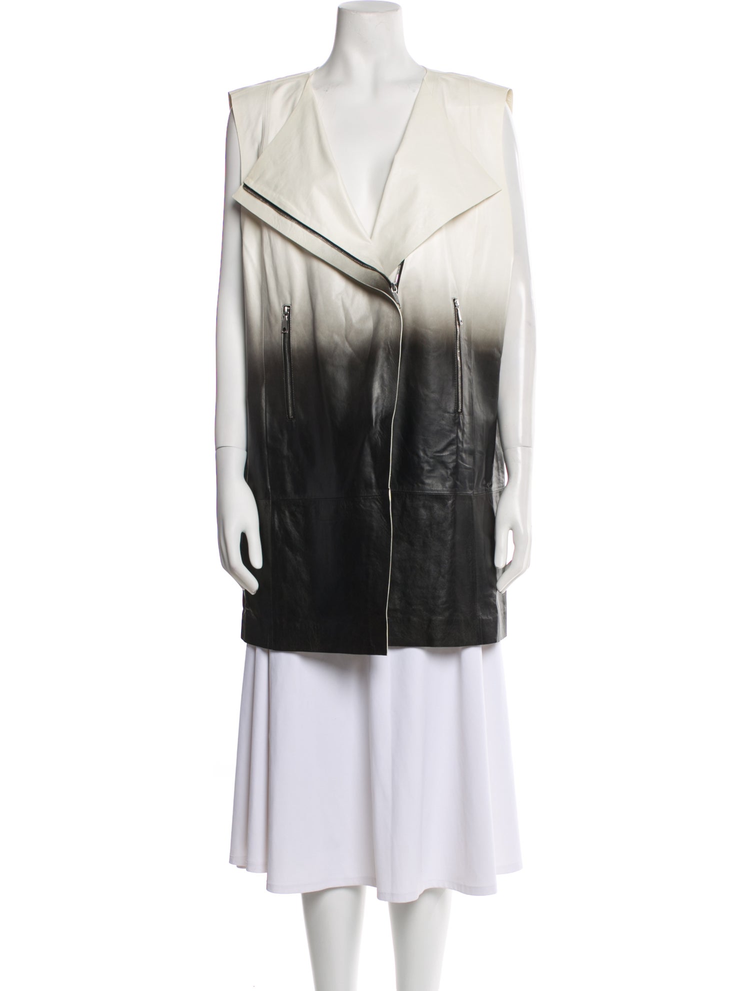 Lafayette 148 Leather Vest