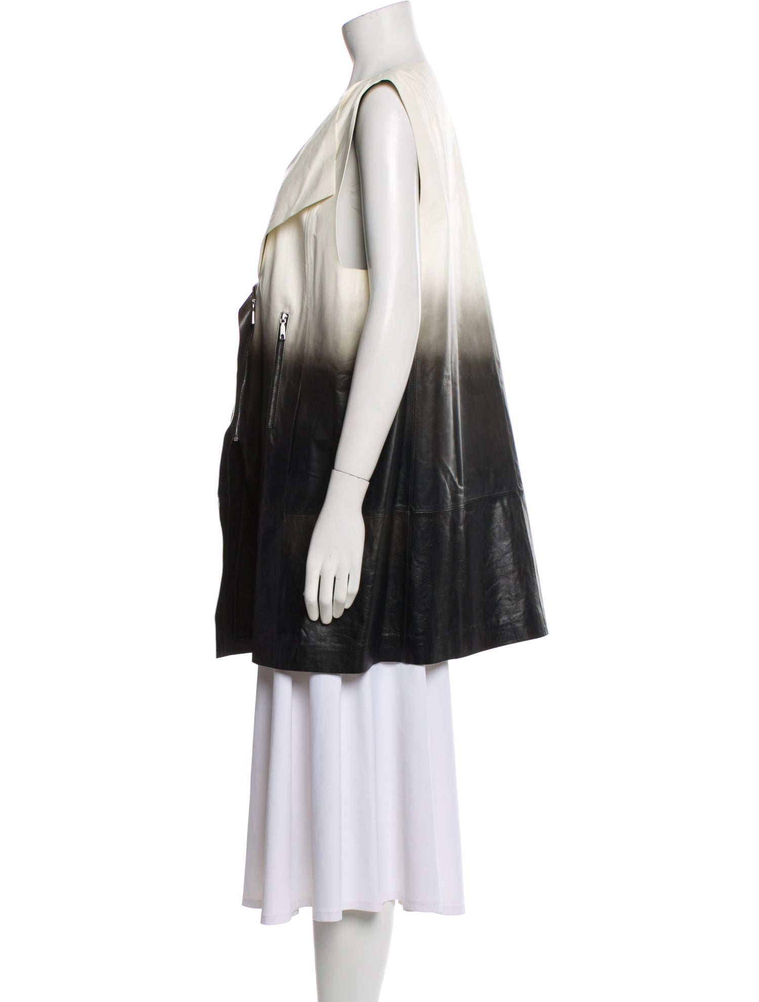 Lafayette 148 Leather Vest