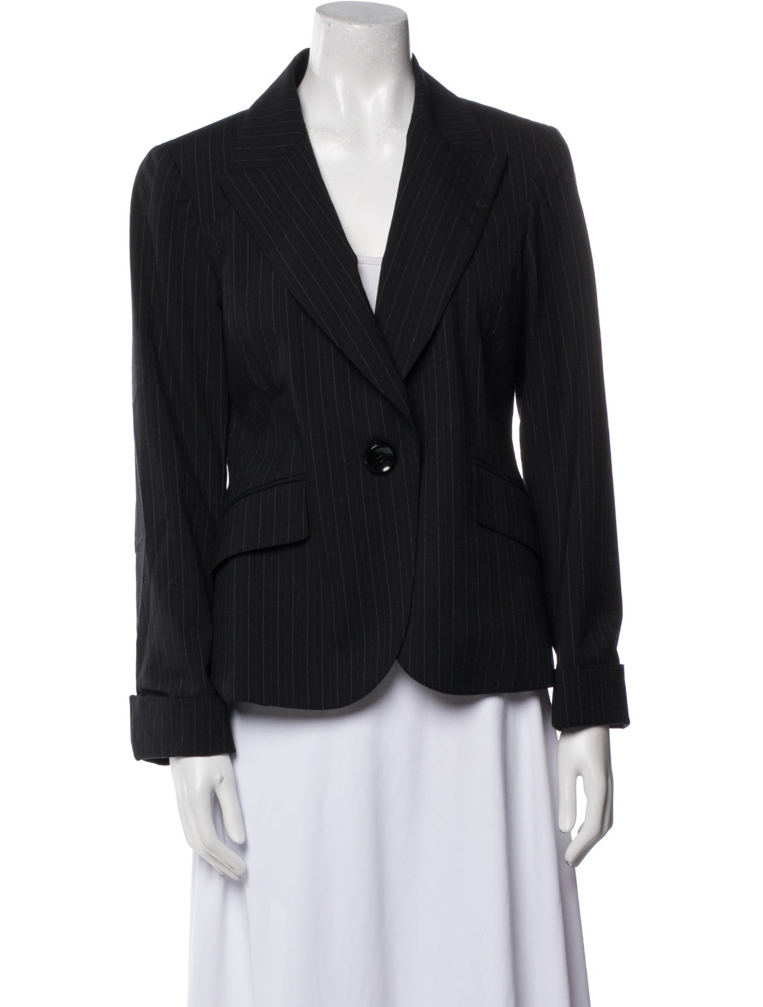 Lafayette 148 Wool Striped Blazer