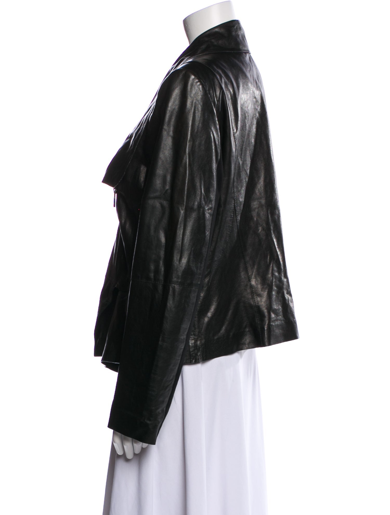 Lafayette 148 Leather Blazer