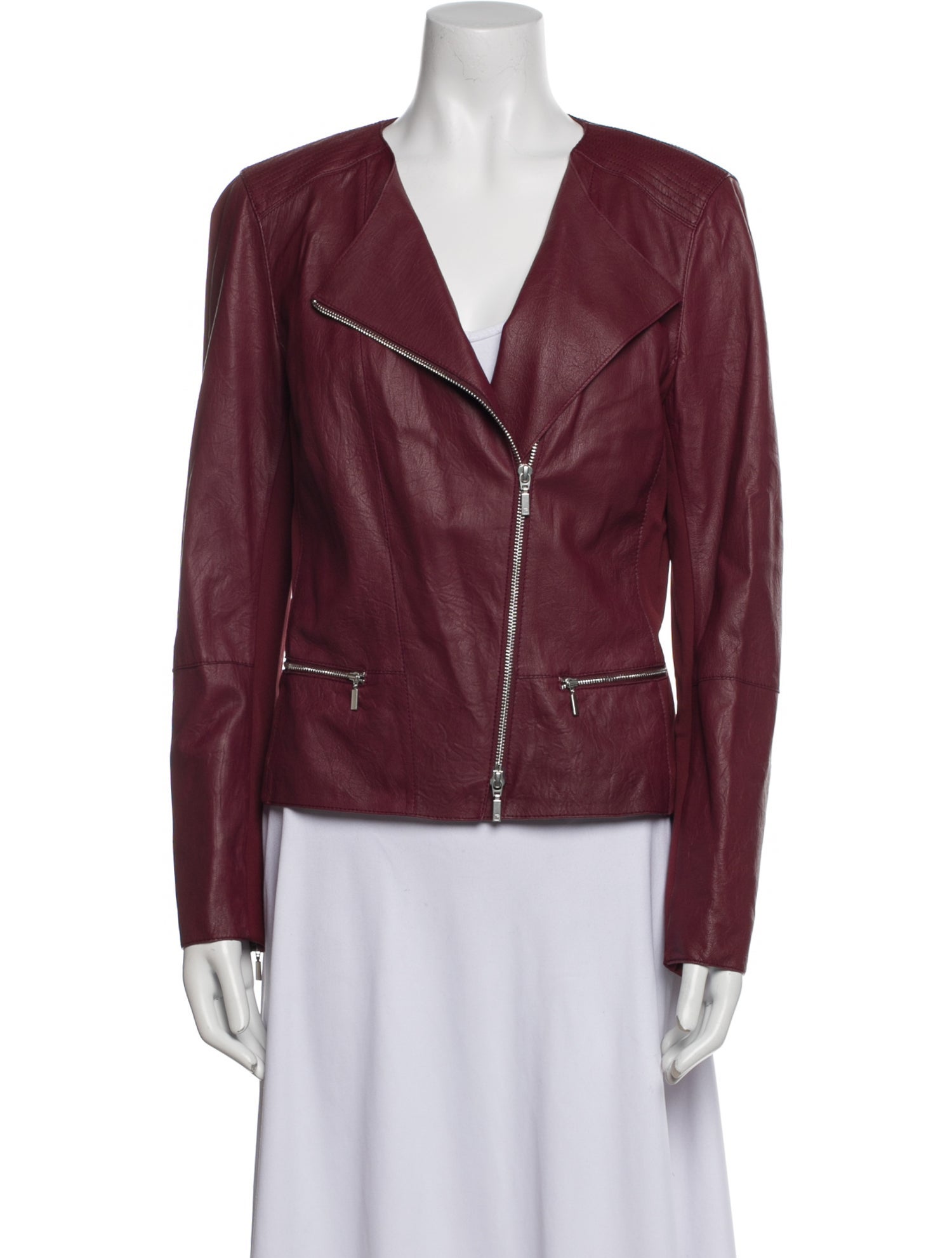 Lafayette 148 Leather Biker Jacket