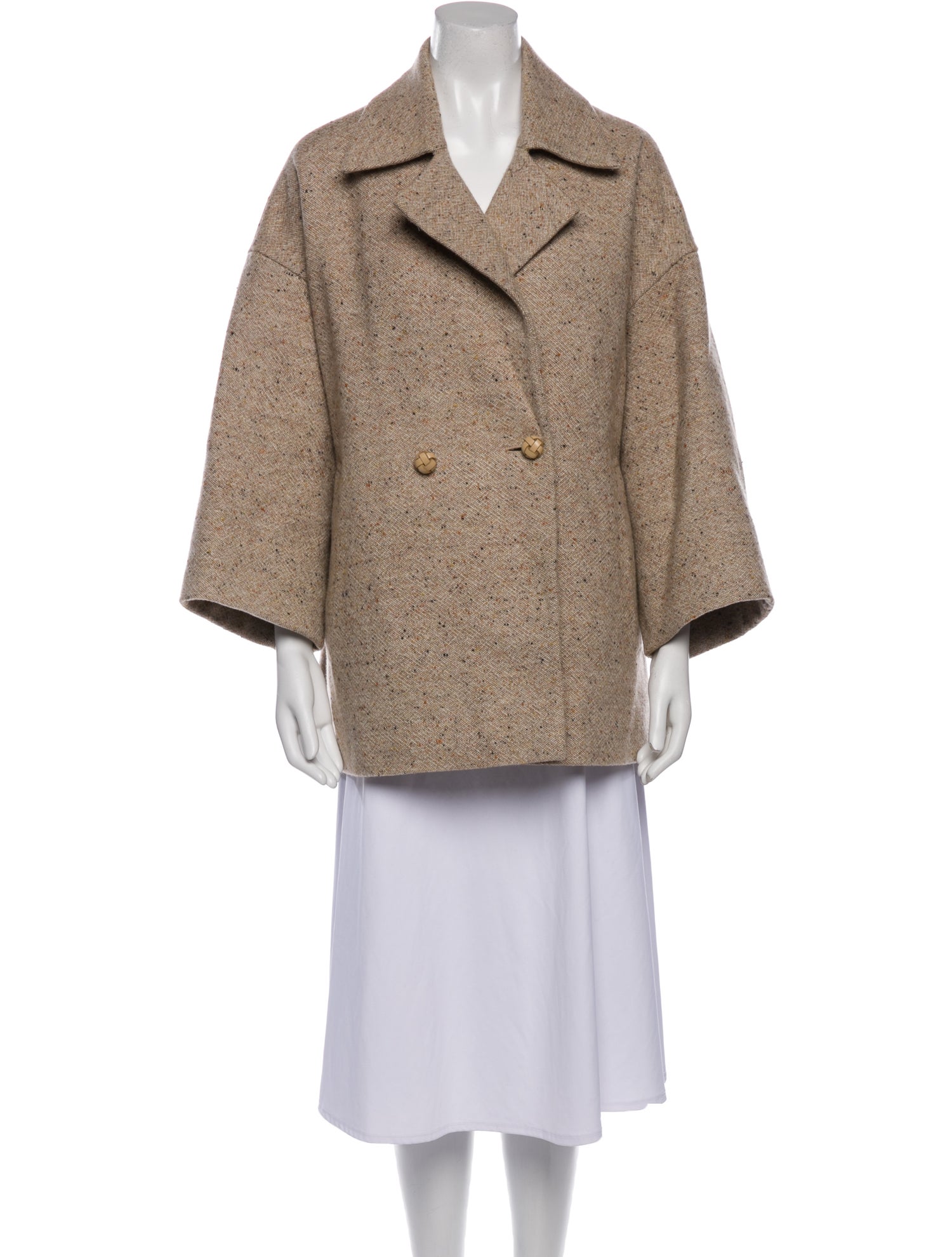 Lafayette 148 Wool Tweed Pattern Coat