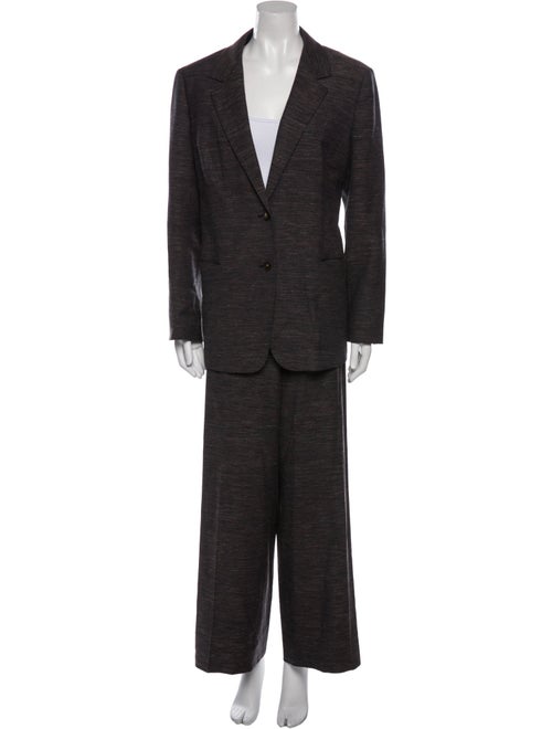 Lafayette 148 Virgin Wool Striped Pantsuit