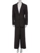 Lafayette 148 Virgin Wool Striped Pantsuit