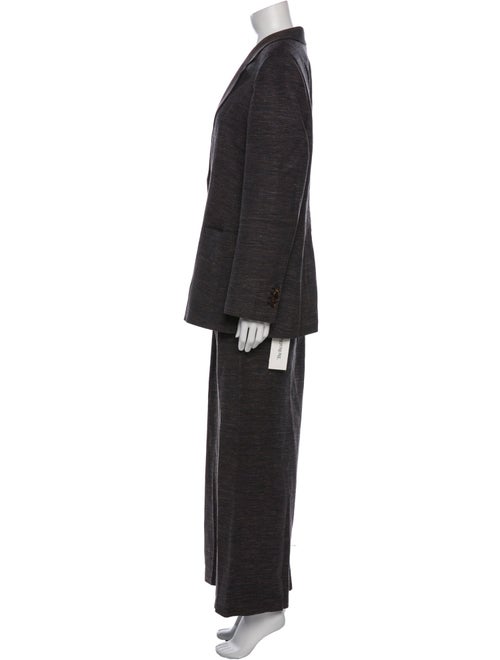 Lafayette 148 Virgin Wool Striped Pantsuit