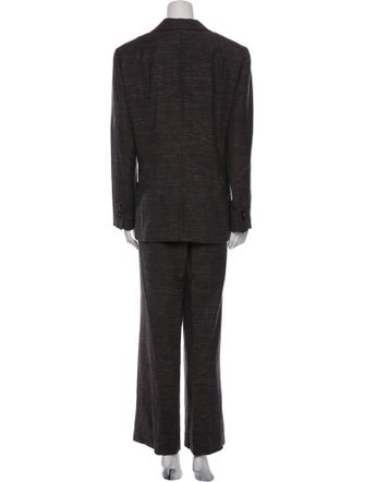 Lafayette 148 Virgin Wool Striped Pantsuit